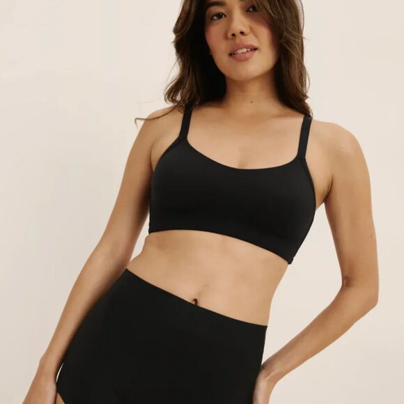 NWT KNIX The One & Only Scoop Bra in Black L+ Fits 36D, 36DD, 36E/DDD - Picture 1 of 4